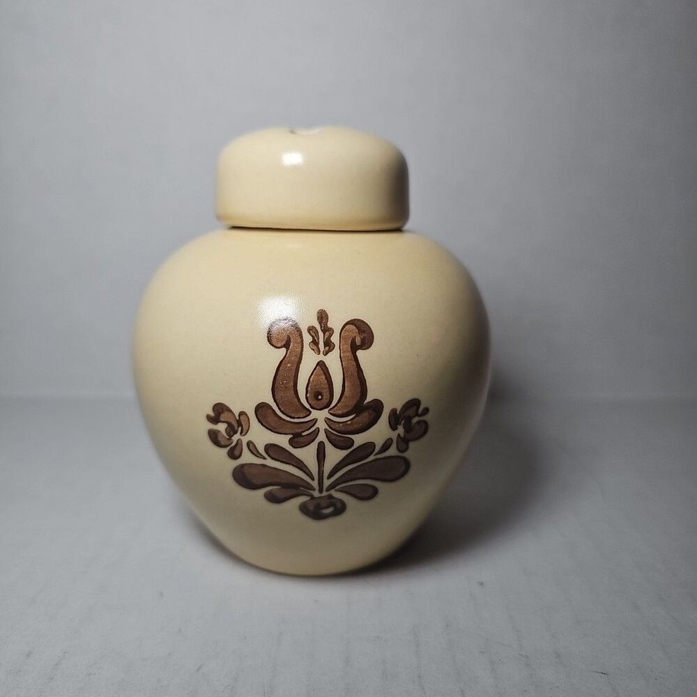 Vintage Pfaltzgraff Village Pattern Potpourri Jar with Lid